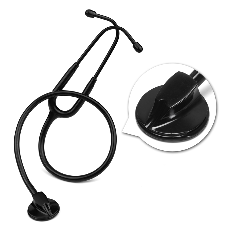 Medical Lab Science - Całkowicie czarny stetoskop medyczny dla lekarza